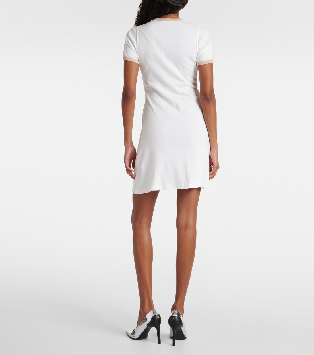 Logo cotton minidress | Courrèges