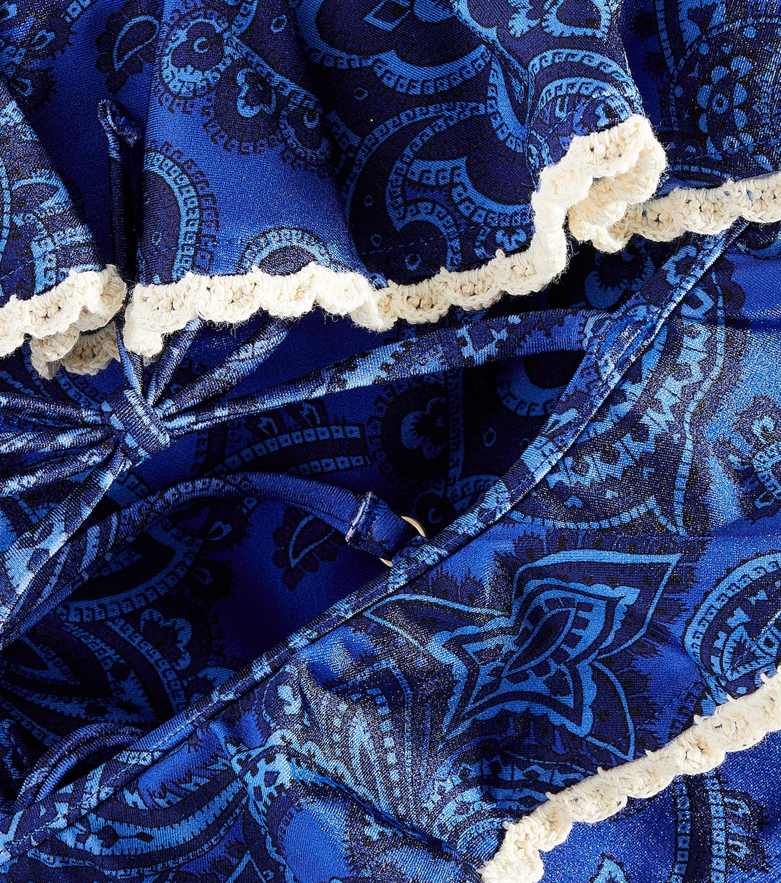 Ottie ruffled paisley bikini  | Zimmermann Kids