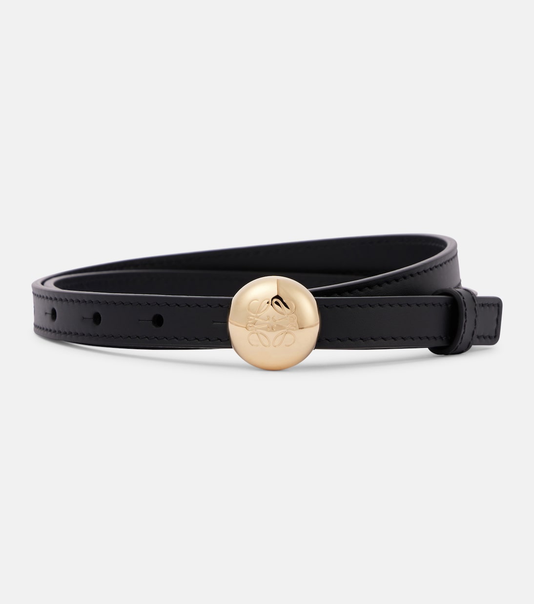 Pebble leather belt | Loewe