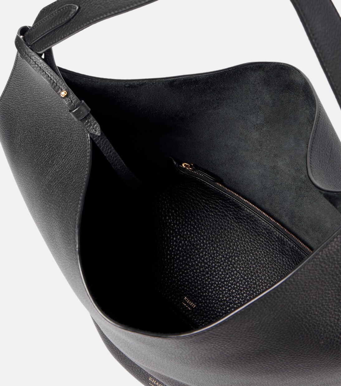 Tote Bag Lotus Medium aus Leder | Khaite