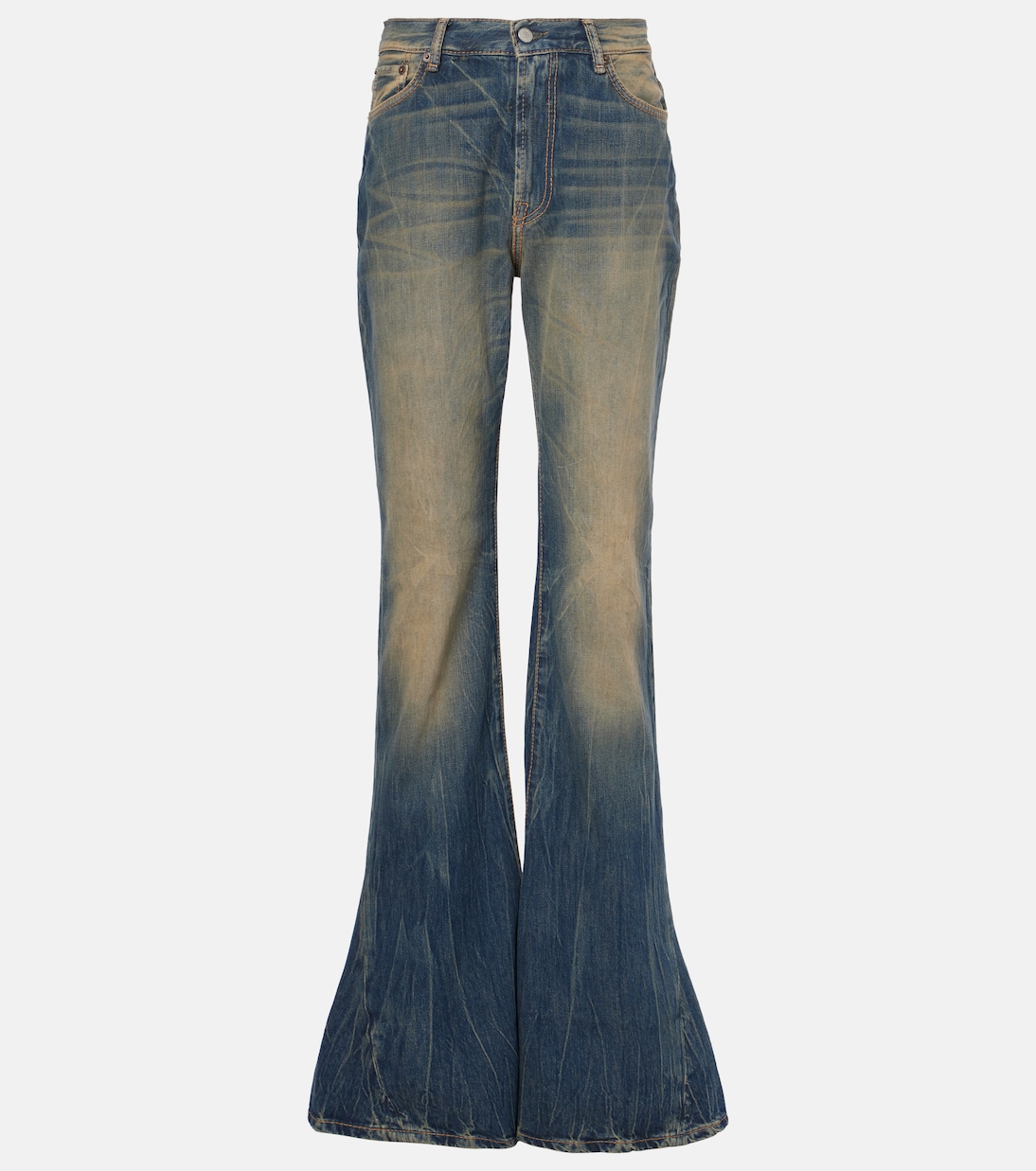 2024F high-rise bootcut jeans | Acne Studios