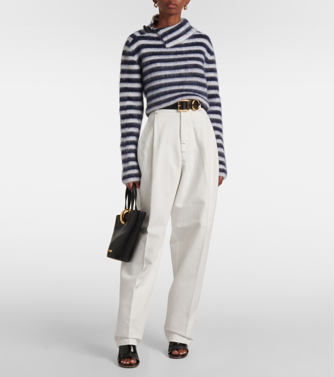 The Curzio De-Nîmes high-rise jeans | Jacquemus