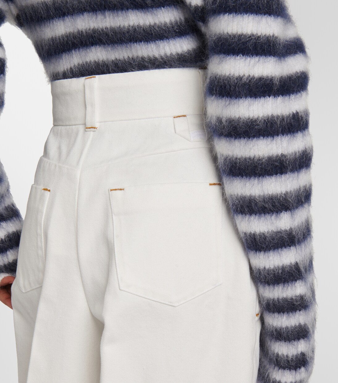 The Curzio De-Nîmes high-rise jeans | Jacquemus