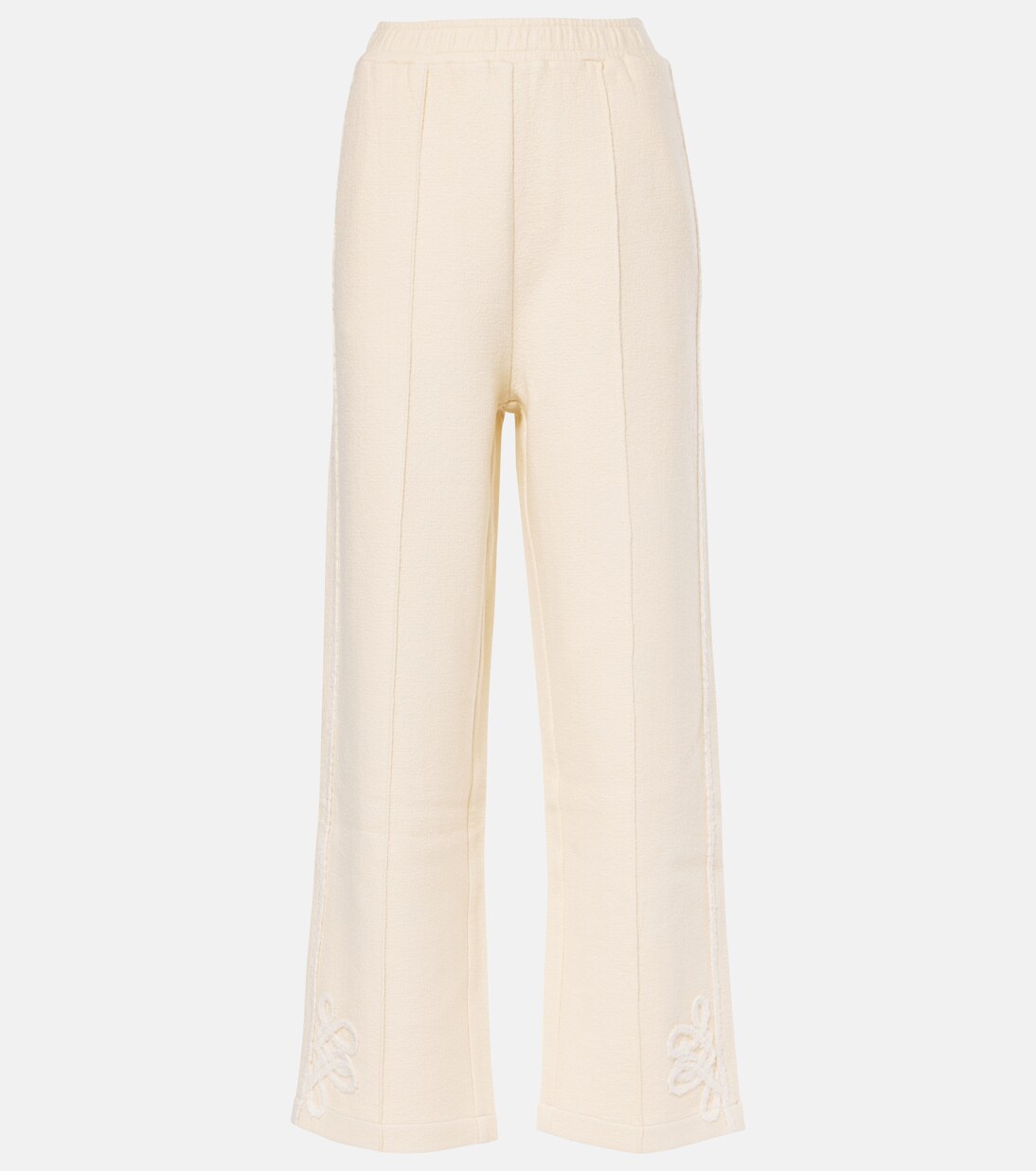 Pantalon de survêtement en laine et coton | Xu Zhi