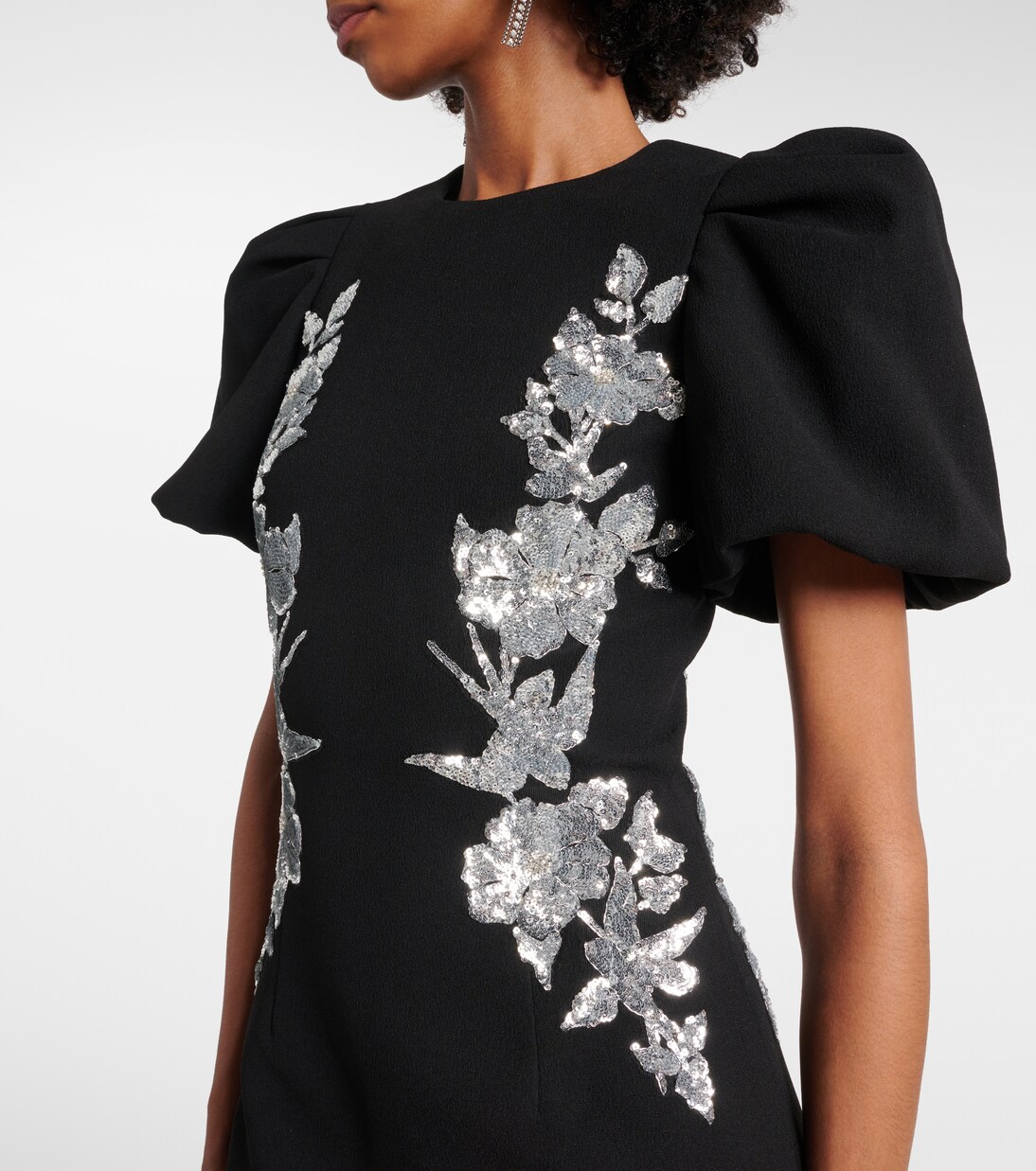 Robe midi Monroe à ornements | Rebecca Vallance