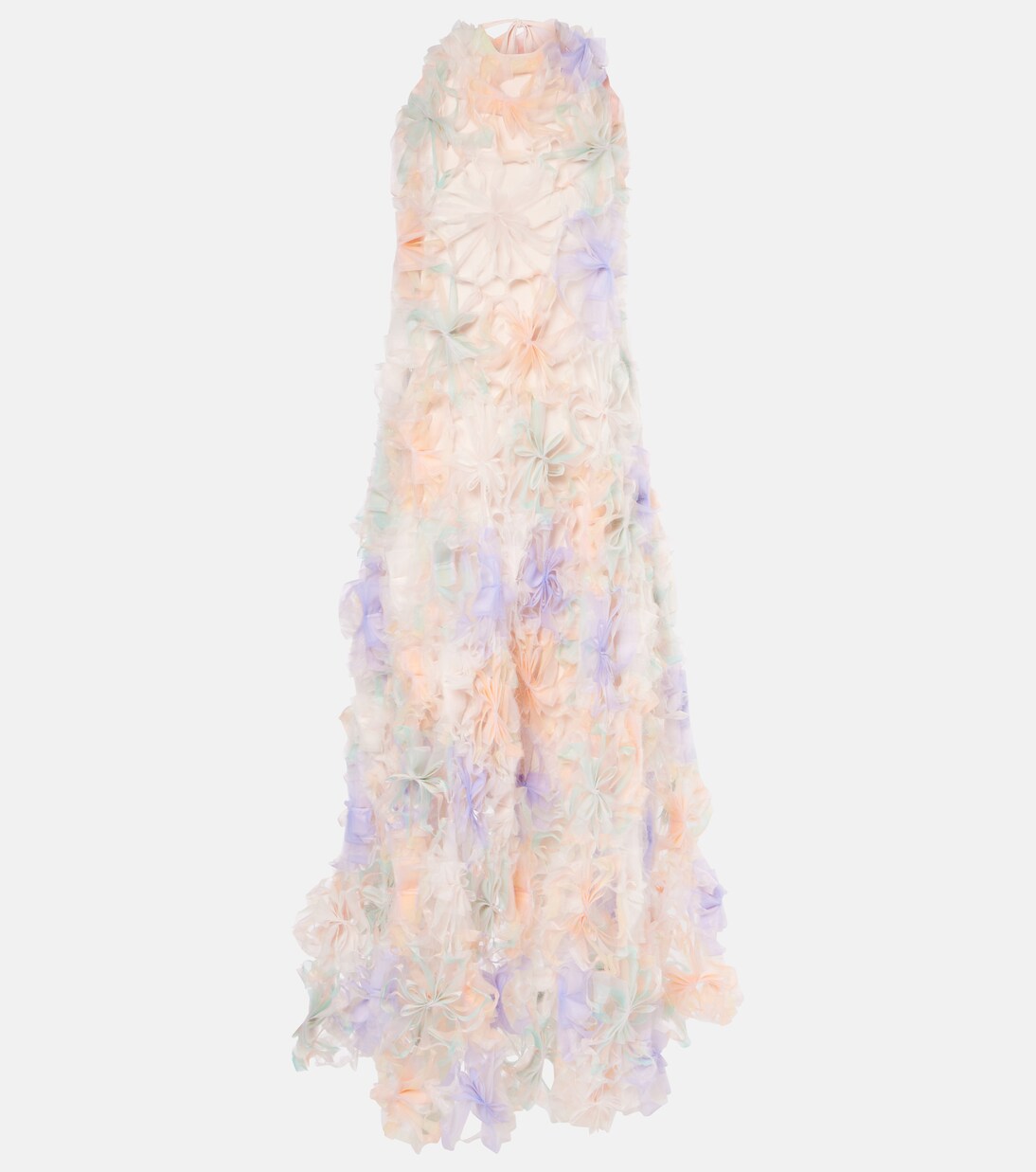 Robe longue Air-Whirl à fleurs | Susan Fang
