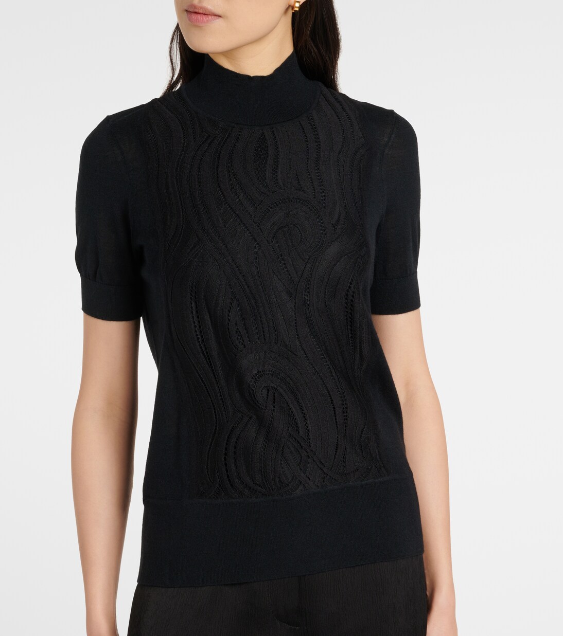 Top aus Wolle und Seide | Joseph