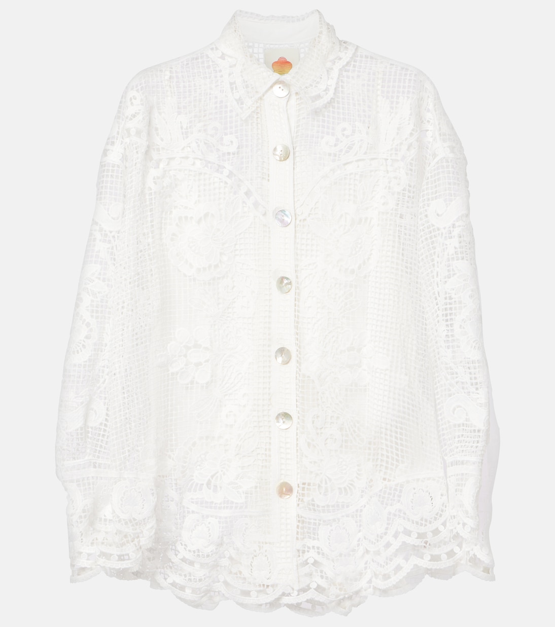 Swan Lake guipure shirt | Farm Rio