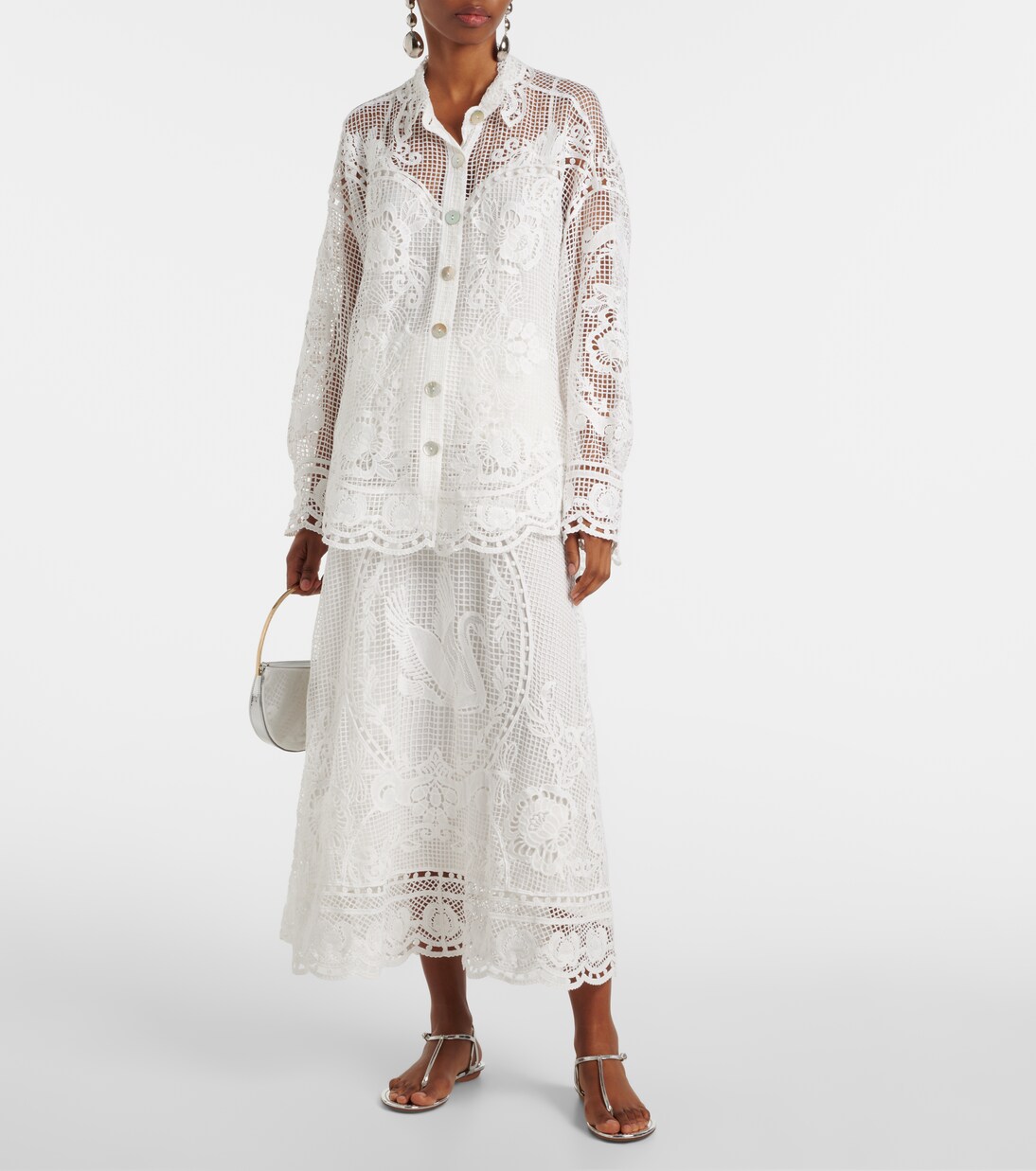 Swan Lake guipure shirt | Farm Rio