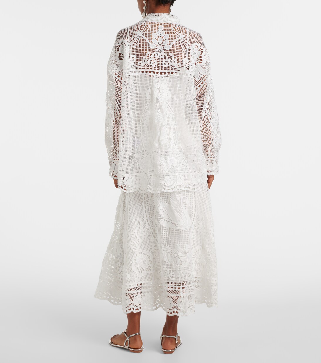 Swan Lake guipure shirt | Farm Rio