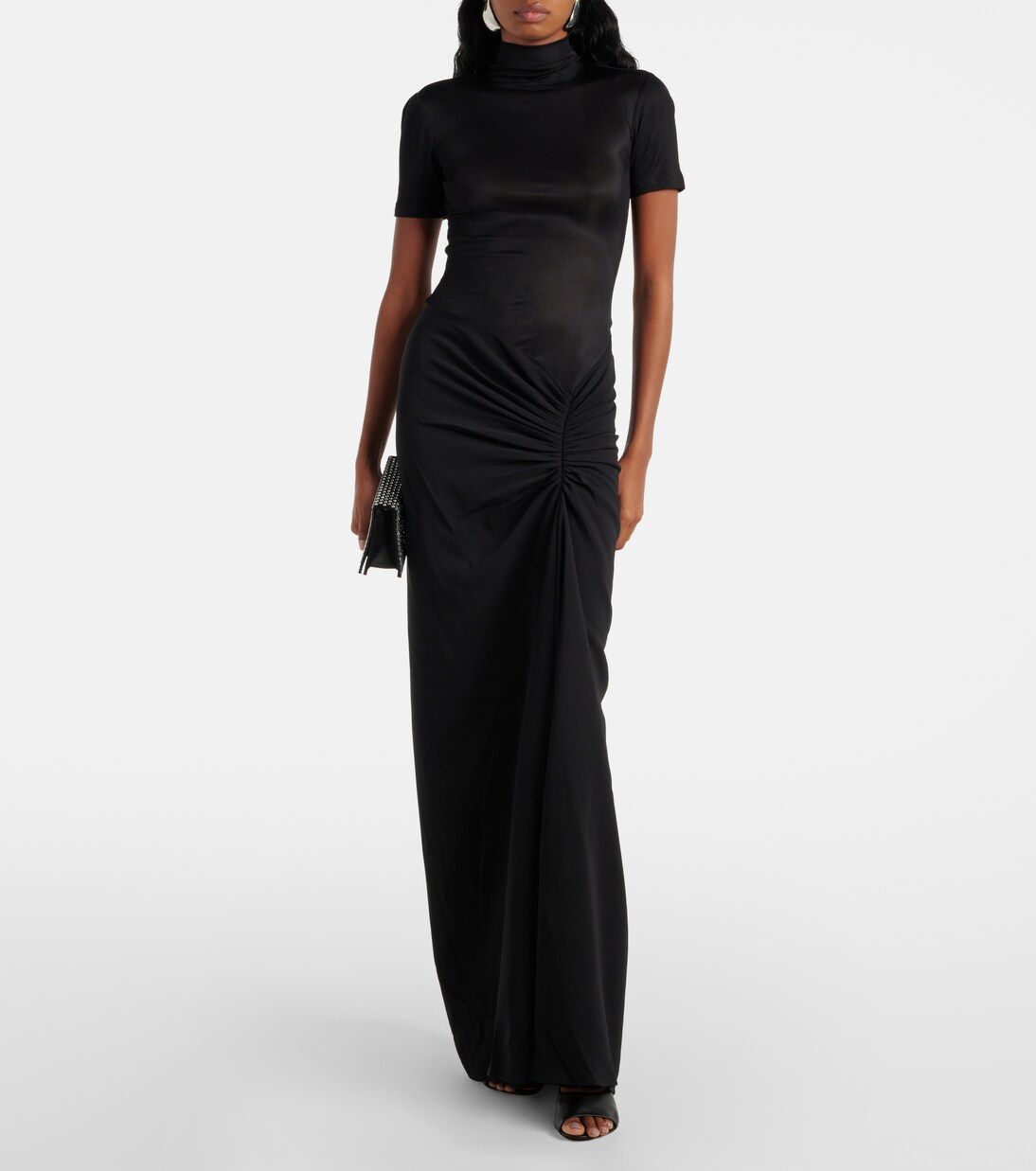 Maxikleid Fusion aus Jersey und Crêpe | Christopher Esber