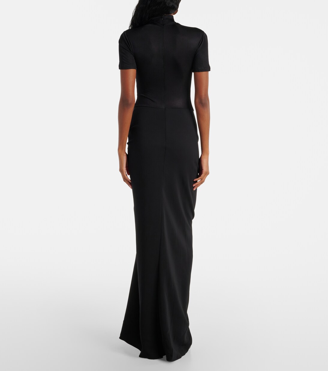 Maxikleid Fusion aus Jersey und Crêpe | Christopher Esber