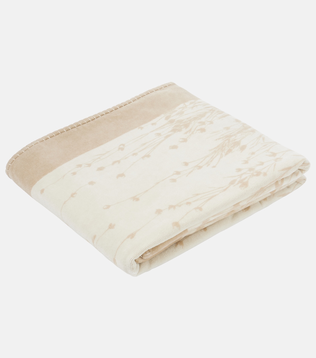 Campo Di Lino printed cotton beach towel | Loro Piana