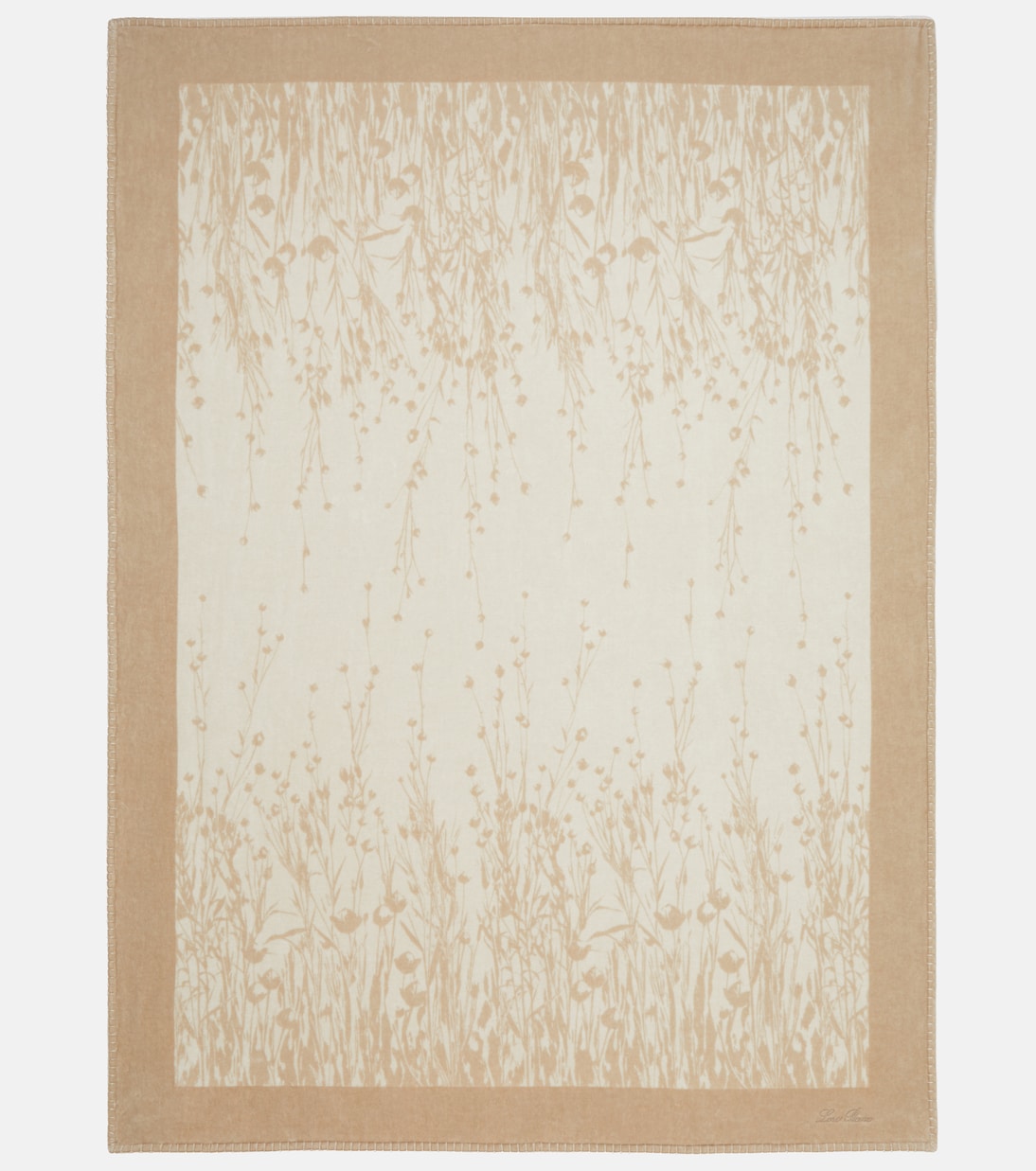 Campo Di Lino printed cotton beach towel | Loro Piana