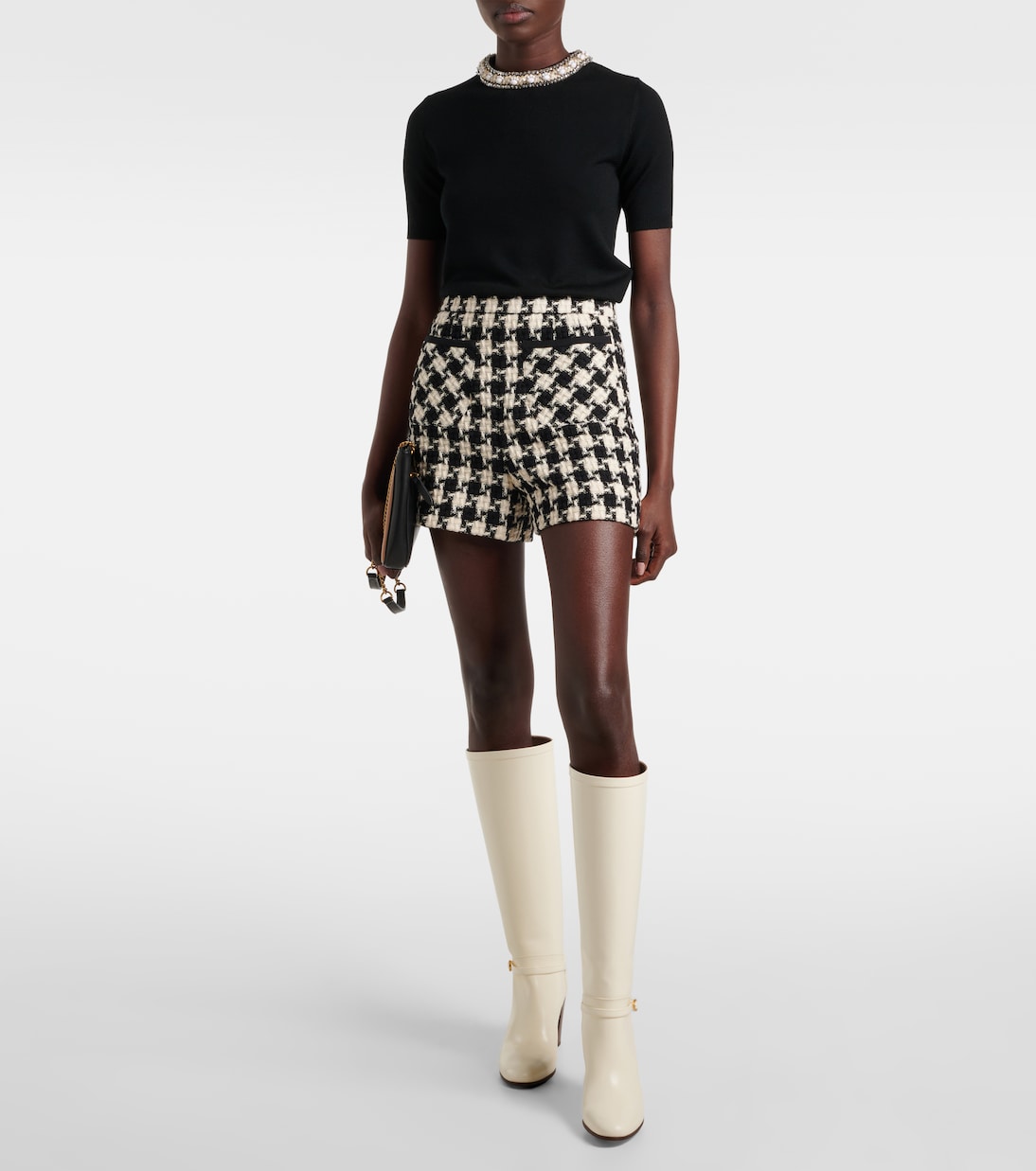 Embroidered virgin wool top | Valentino