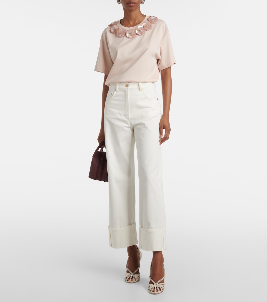 Verziertes Top Gennaio aus Jersey | Max Mara