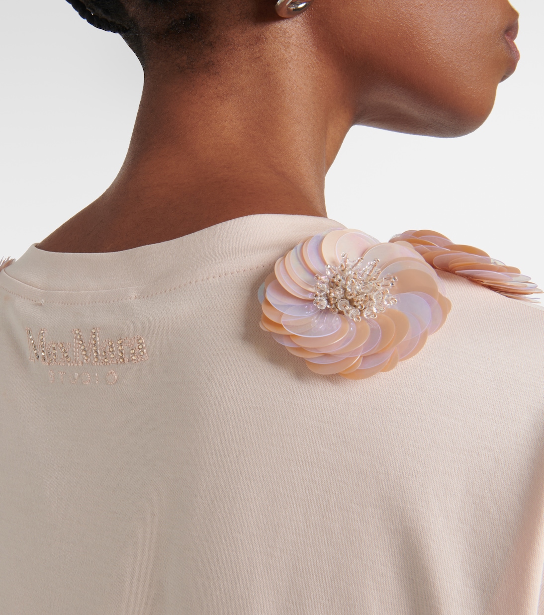 Verziertes Top Gennaio aus Jersey | Max Mara