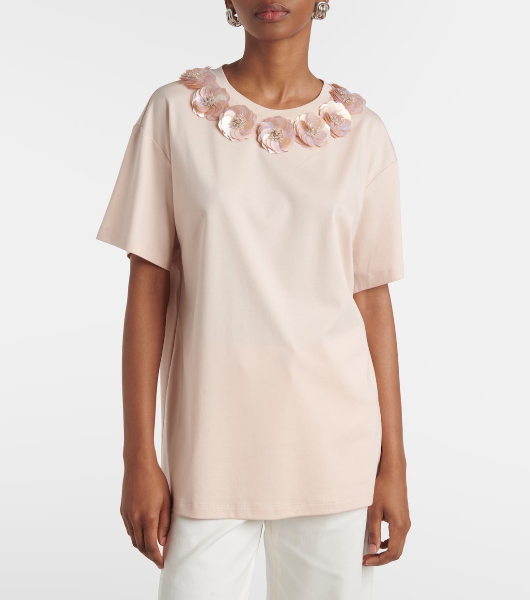 Verziertes Top Gennaio aus Jersey | Max Mara