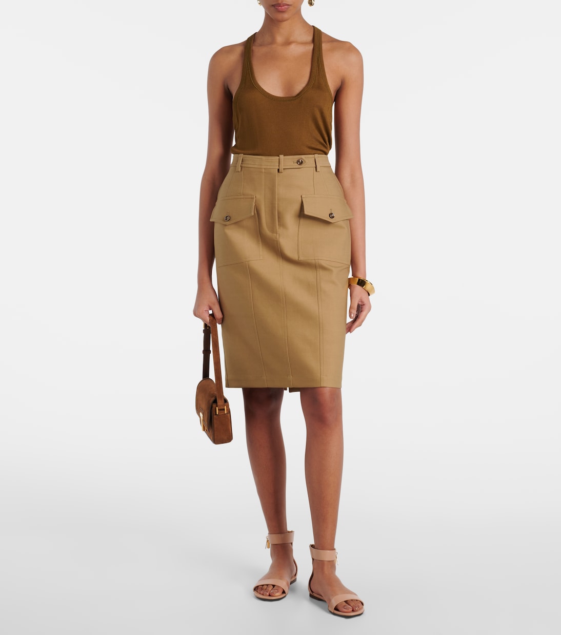 Padlock leather sandals | Tom Ford