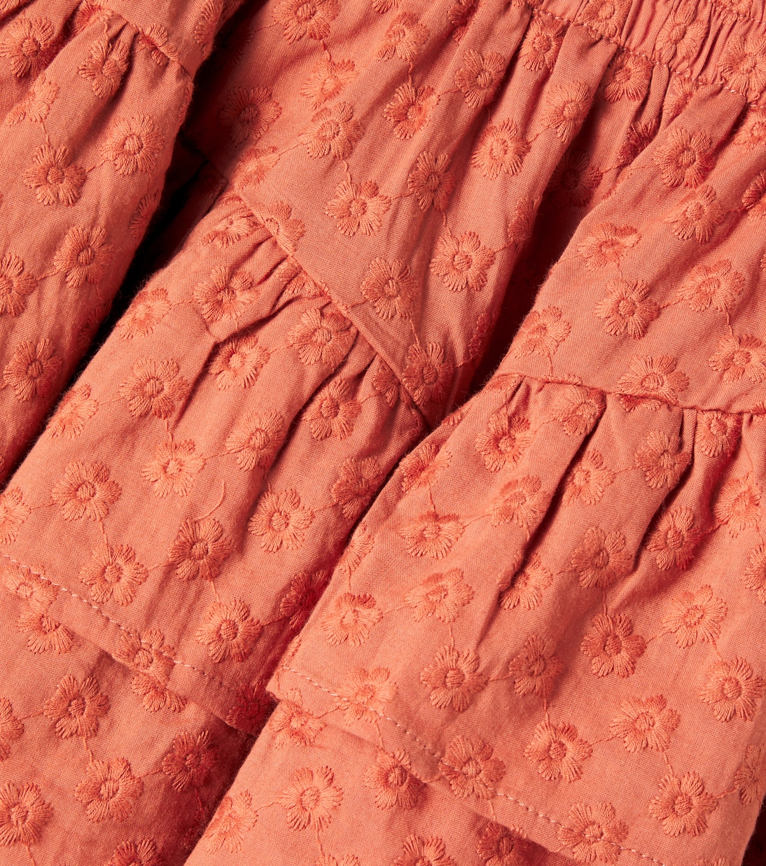 Gonna in cotone a balze | Rylee + Cru