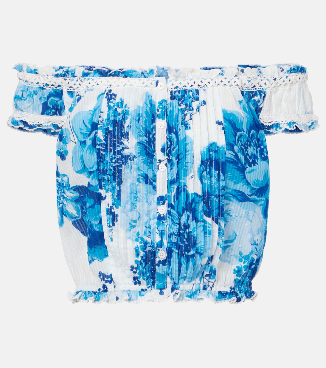 Off-Shoulder-Top Alba aus Baumwolle | Poupette St Barth