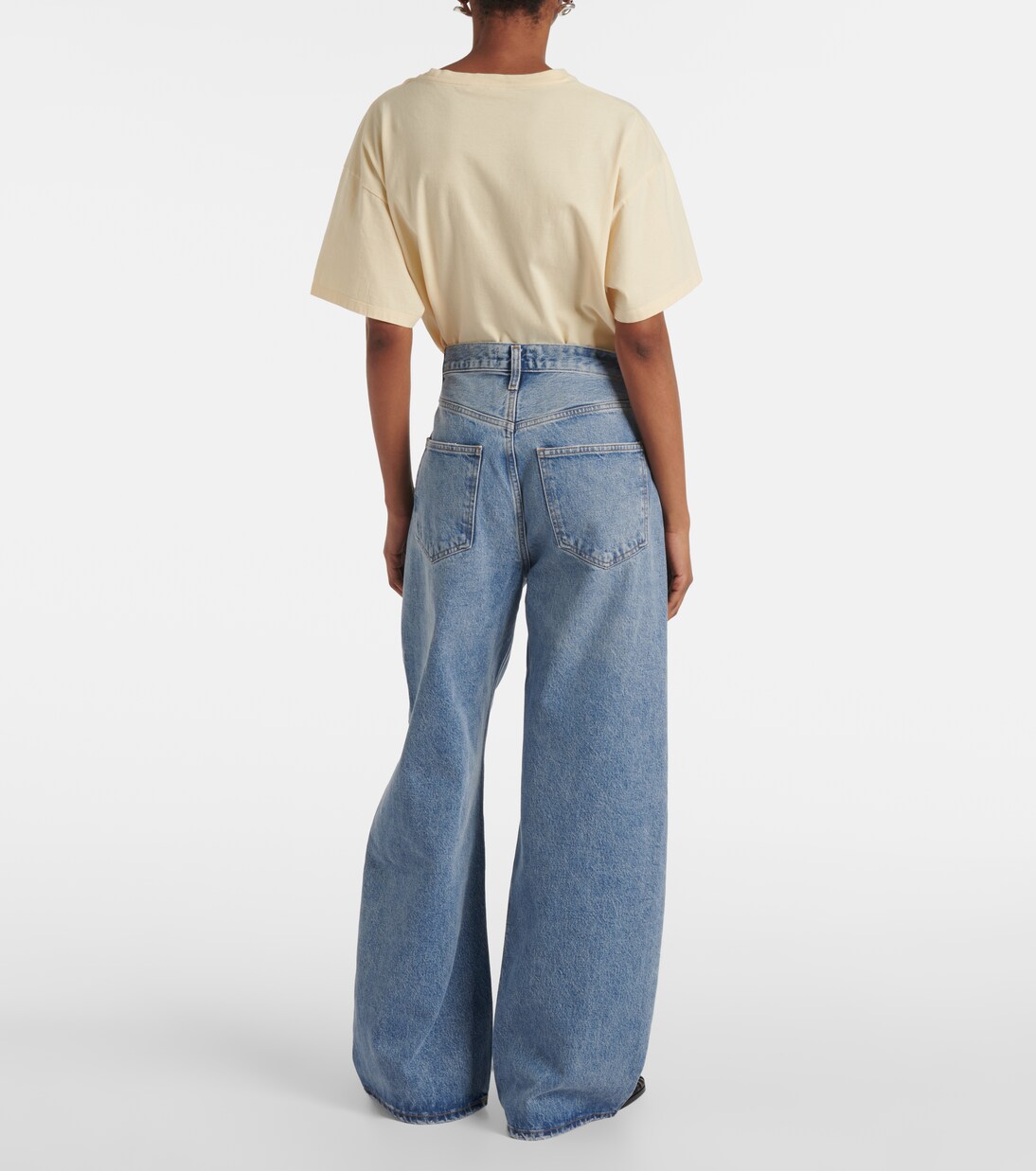Mid-Rise Wide-Leg Jeans Low Curve | Agolde