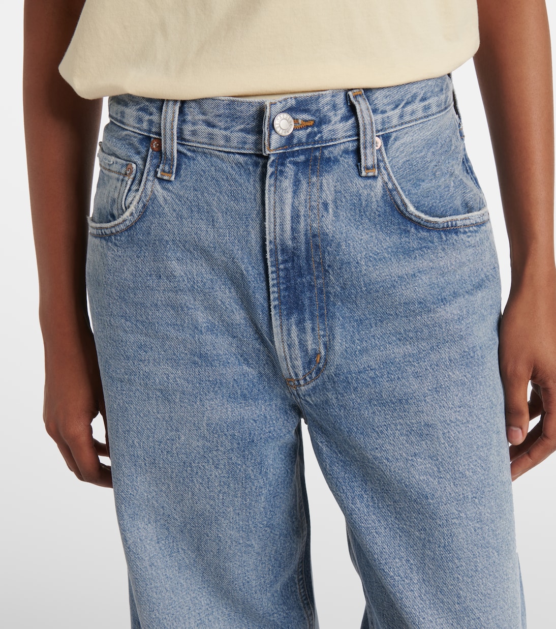 Mid-Rise Wide-Leg Jeans Low Curve | Agolde