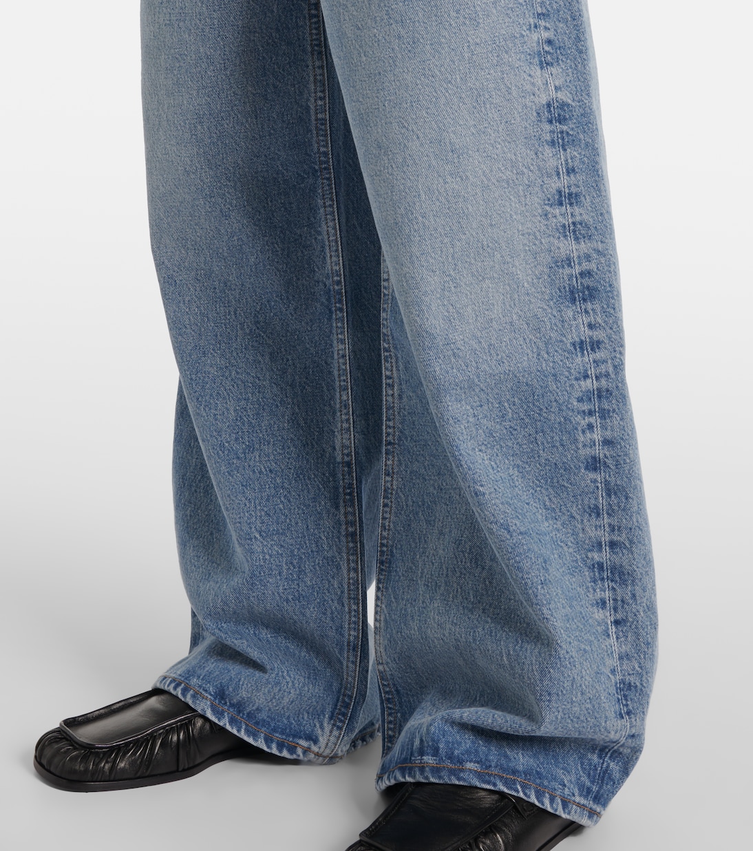 Mid-Rise Wide-Leg Jeans Low Curve | Agolde