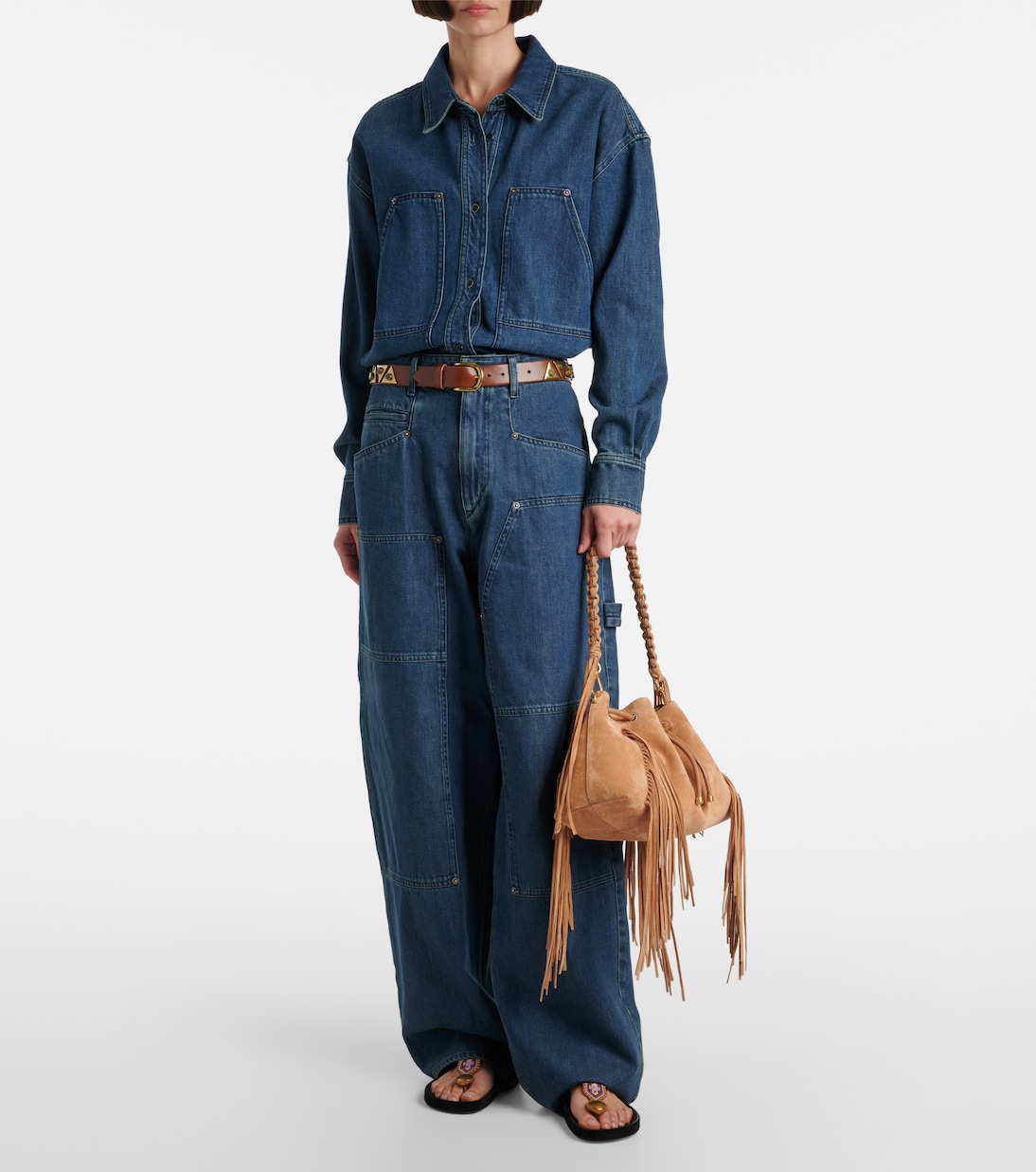 Bon Bon Medium suede shoulder bag | Jimmy Choo