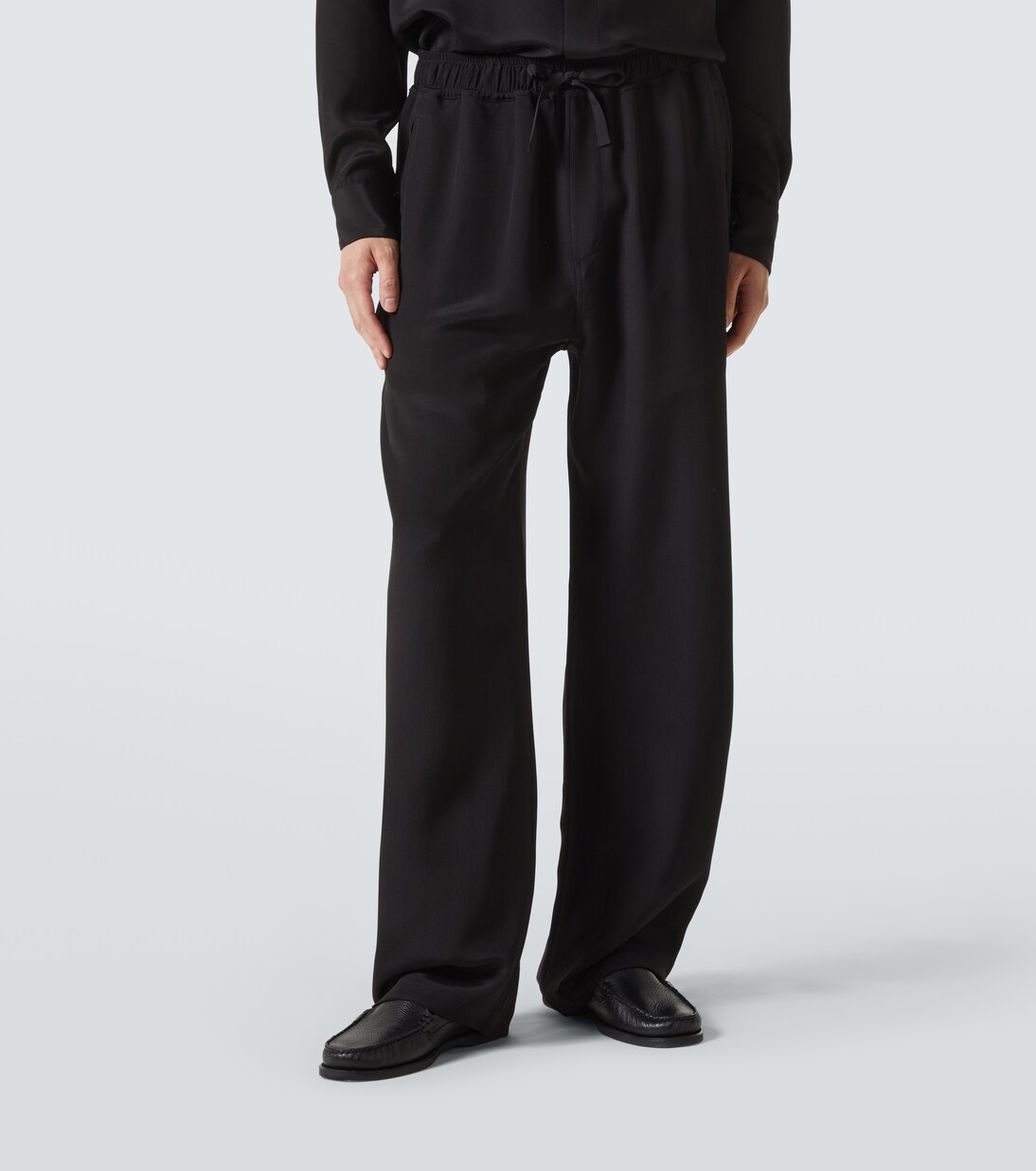 Weite Hose aus Seide | Saman Amel