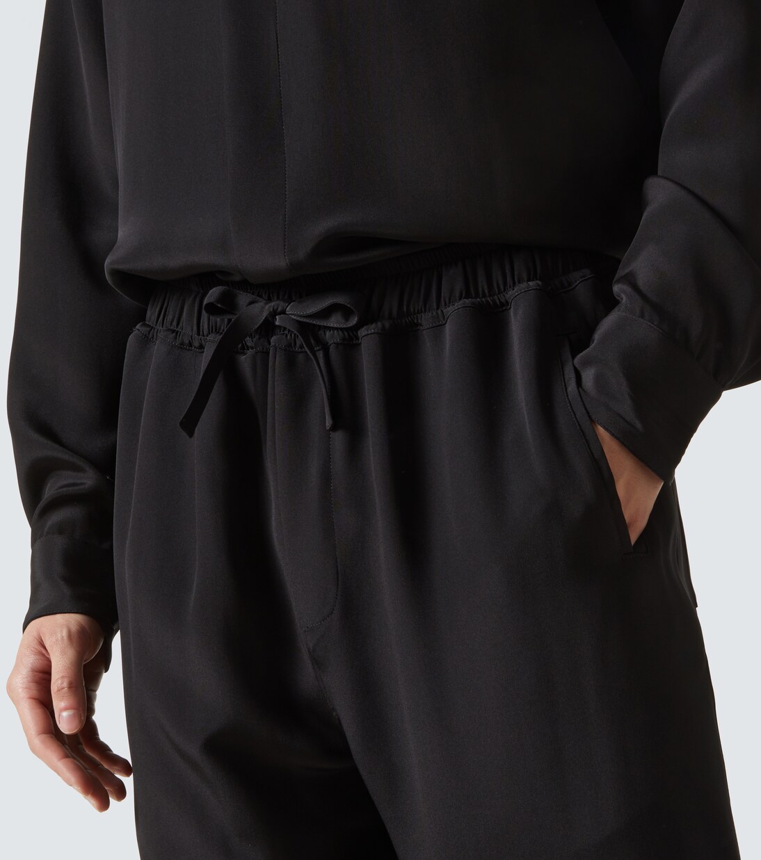 Weite Hose aus Seide | Saman Amel