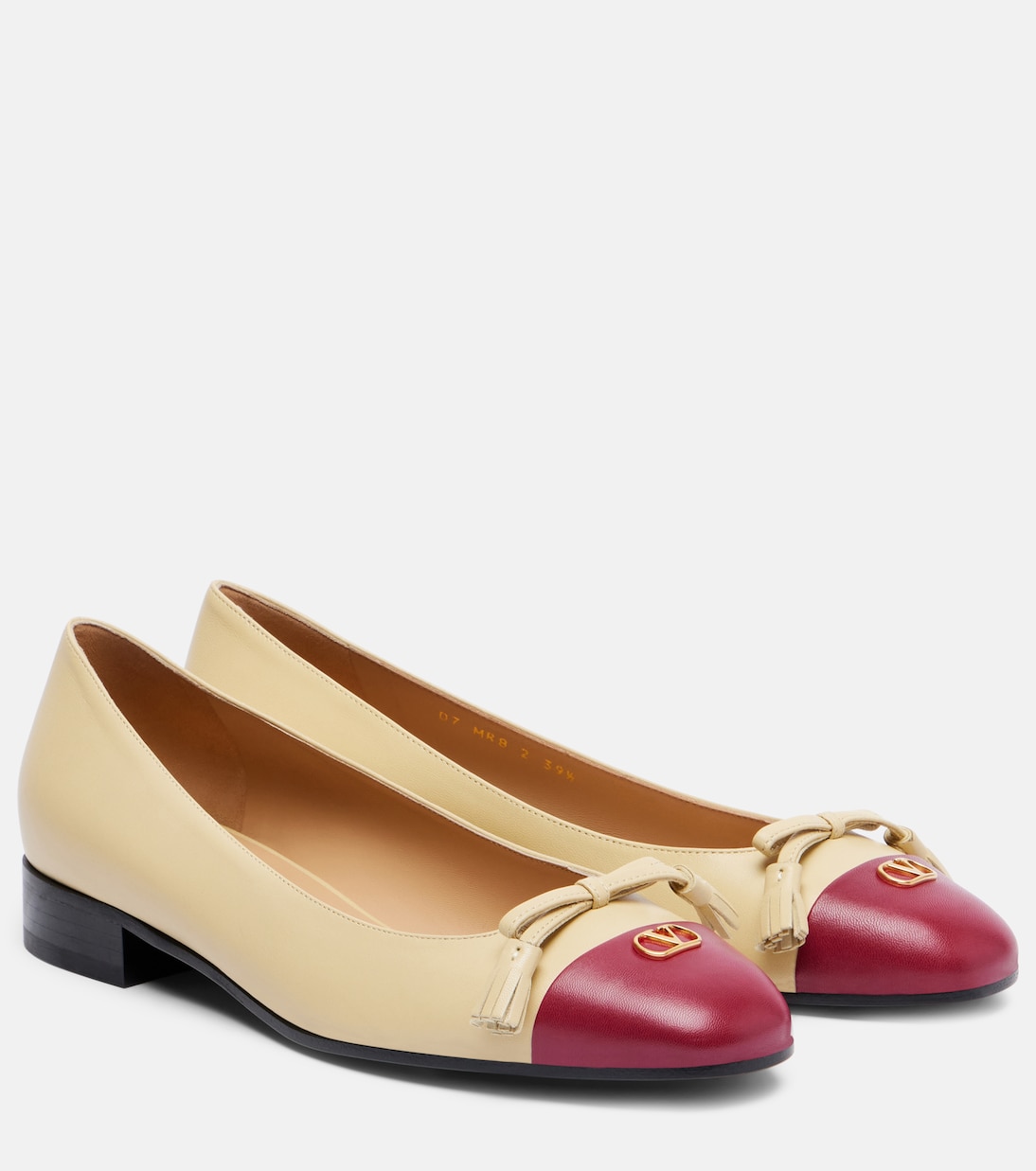 Valet Du Roi VLogo leather ballet flats | Valentino Garavani