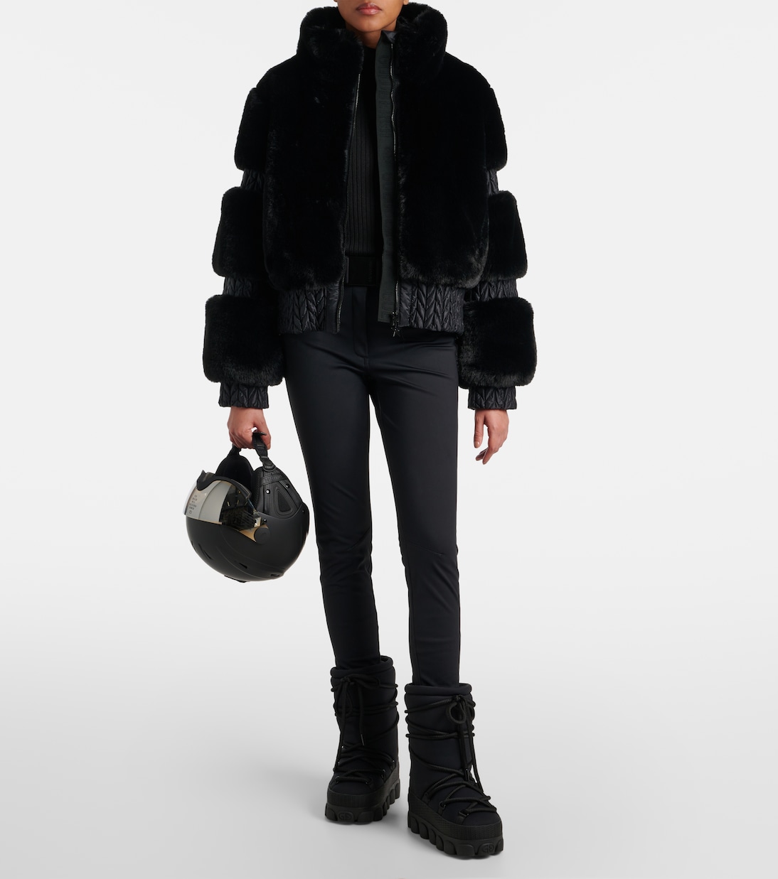 Furry ski jacket | Goldbergh