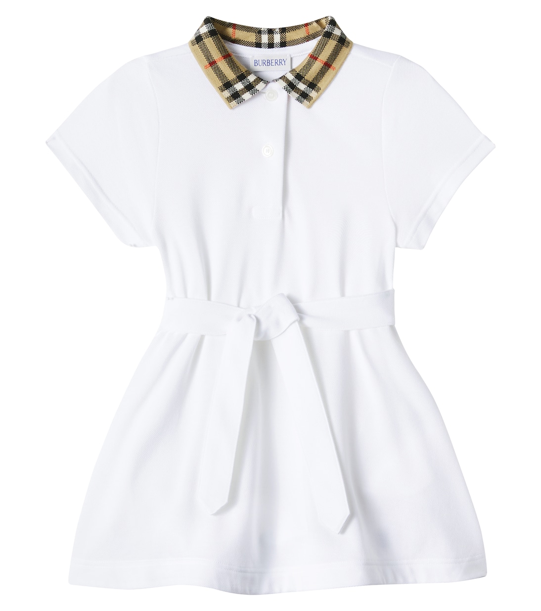 Polokleid Burberry Check aus Baumwolle | Burberry Kids