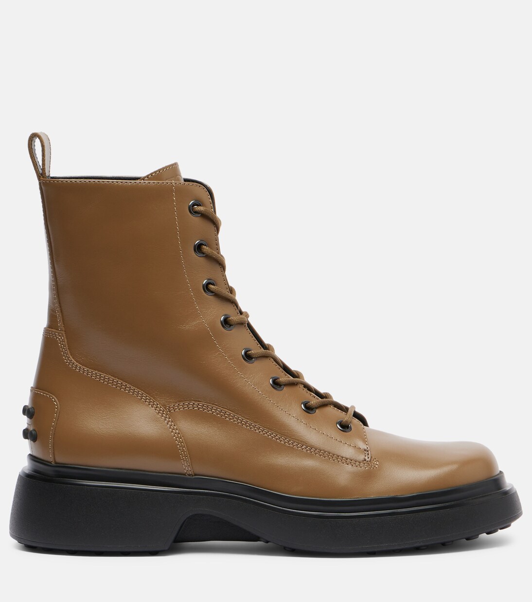 Leather combat boots | Tod's