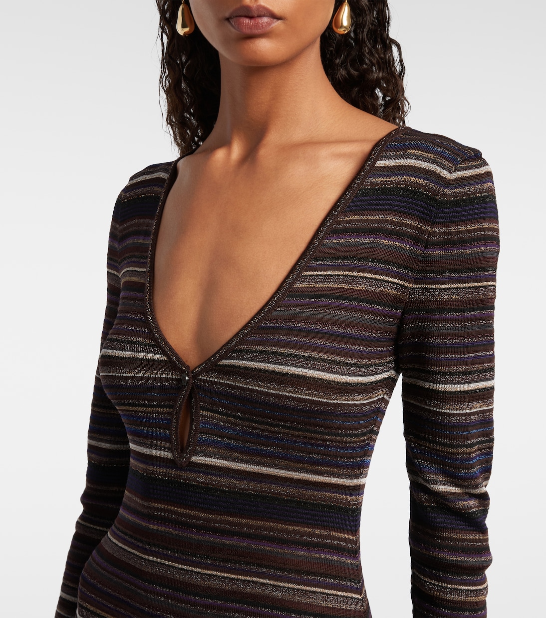 Abito lungo a righe | Missoni