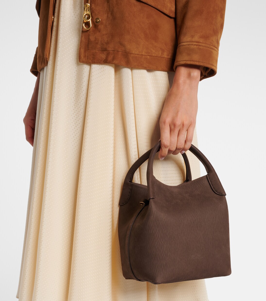 Tote Bag Bale Small aus Leder | Loro Piana