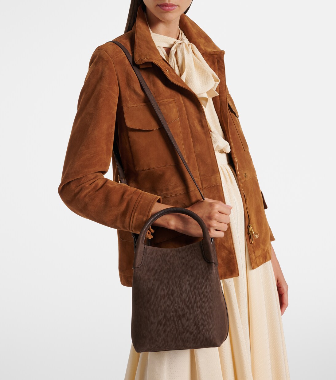 Tote Bag Bale Small aus Leder | Loro Piana