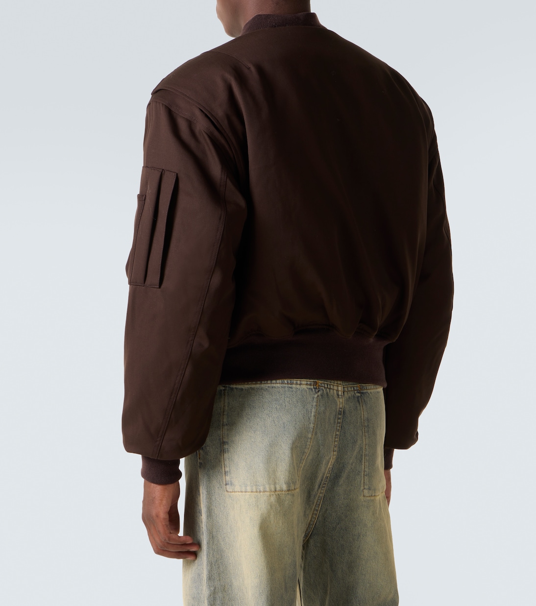 Oversized wool bomber jacket | Entire Studios