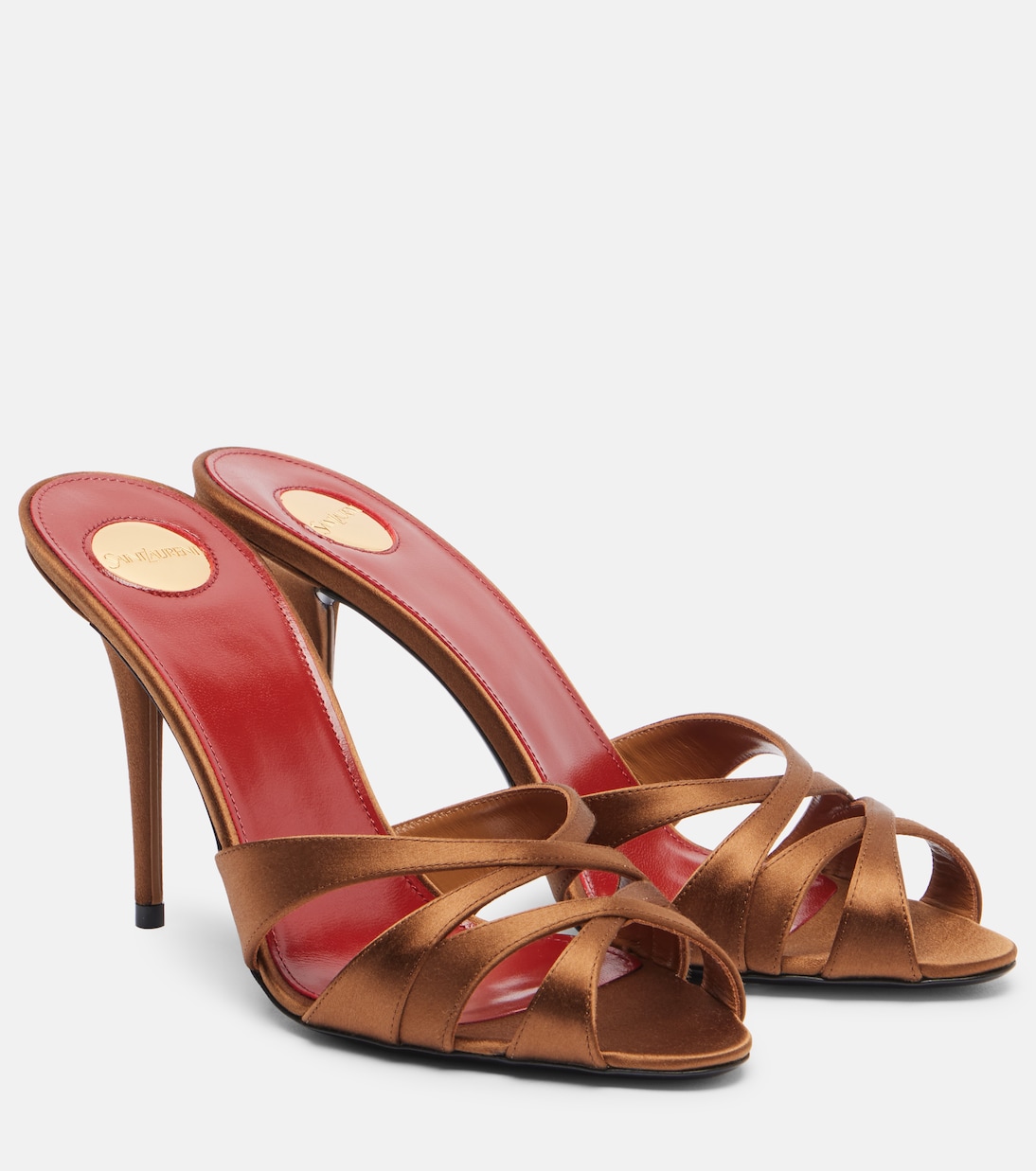 Sandalen Chandelle 95 aus Satin | Saint Laurent