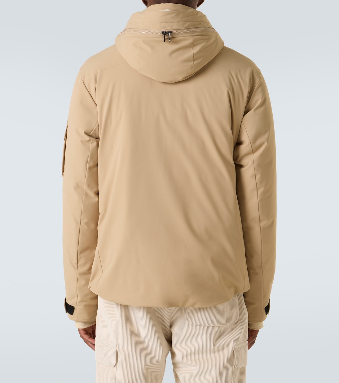 Cobe-D down-paneled ribbed-knit ski jacket | Bogner