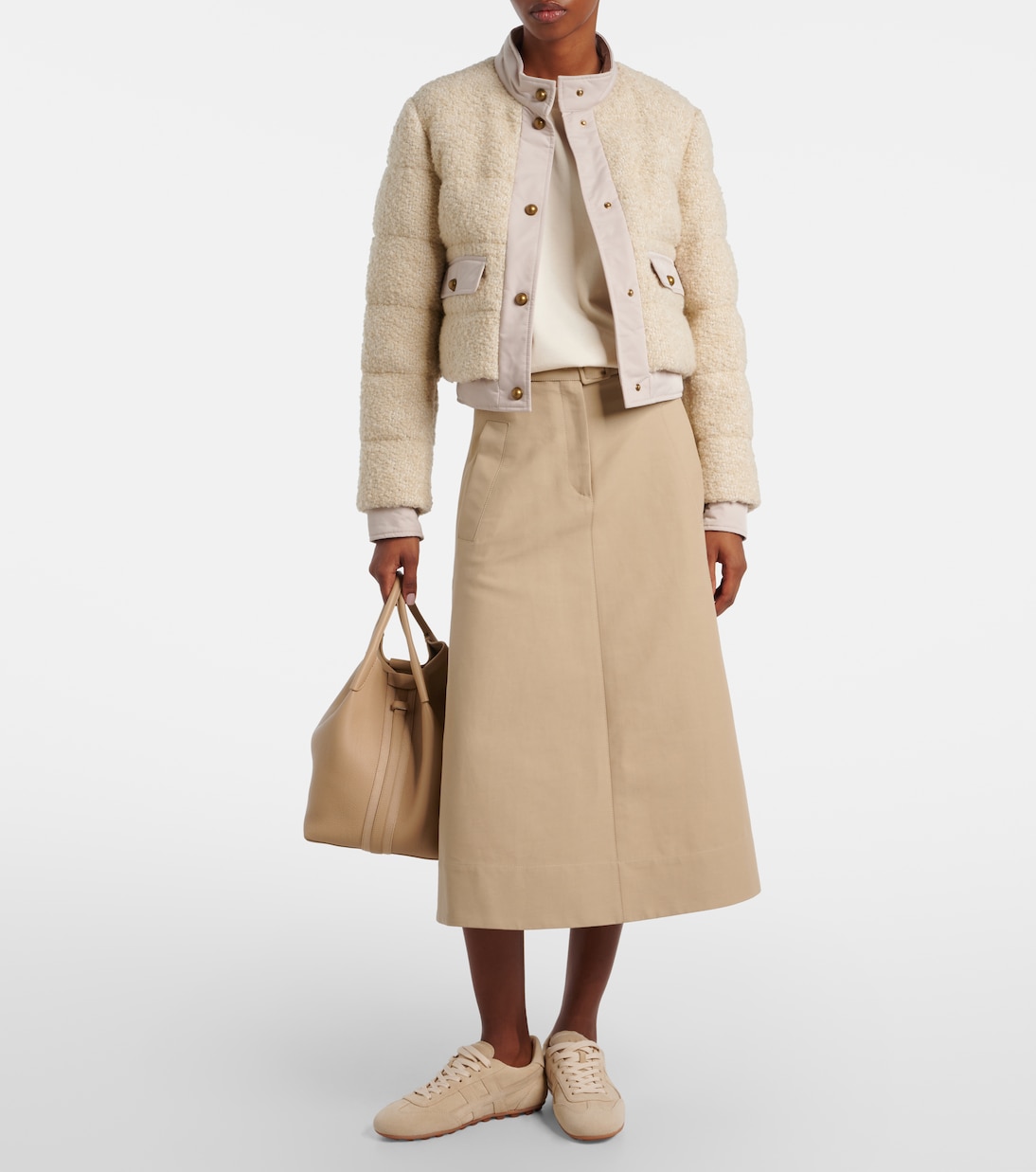 Daunenjacke Blandy aus Tweed | Moncler