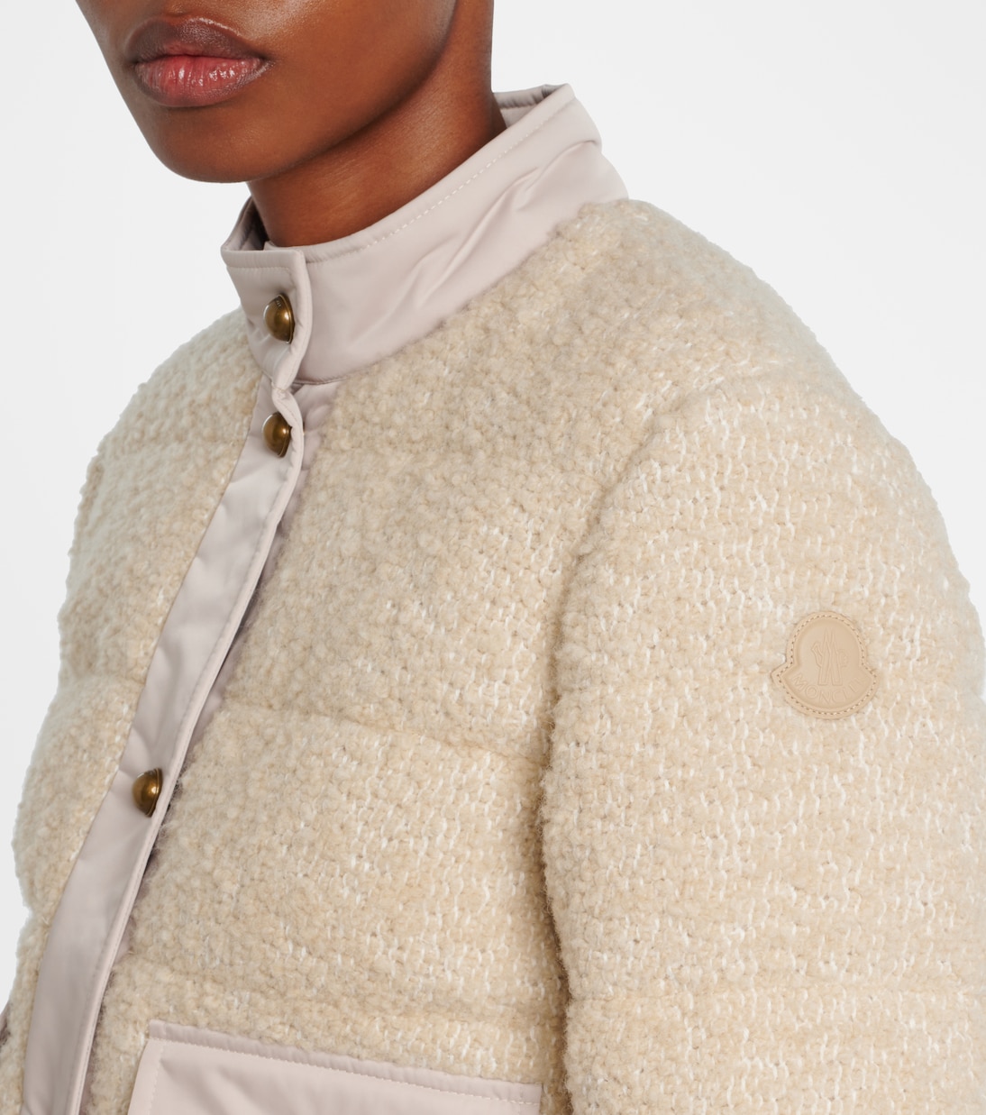 Daunenjacke Blandy aus Tweed | Moncler