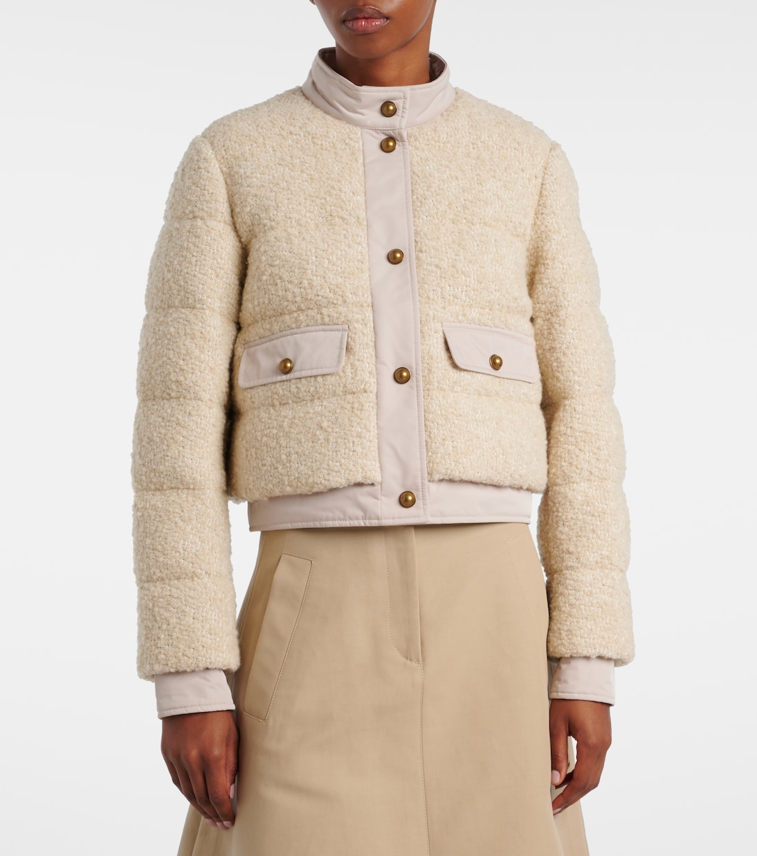 Daunenjacke Blandy aus Tweed | Moncler