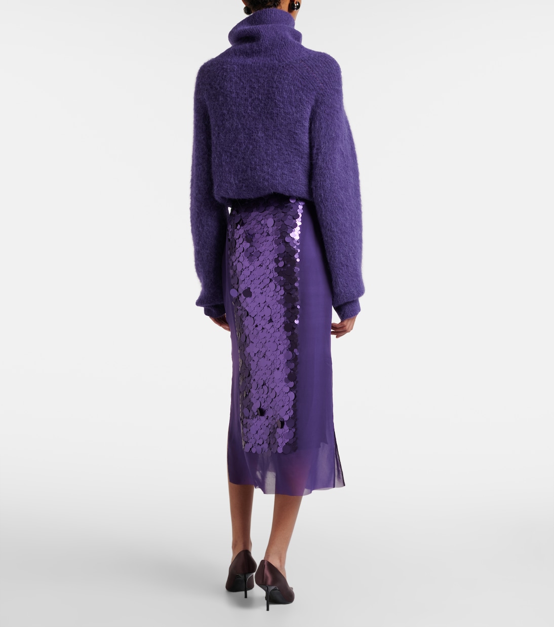 Gonna midi Cambo con paillettes | Joseph