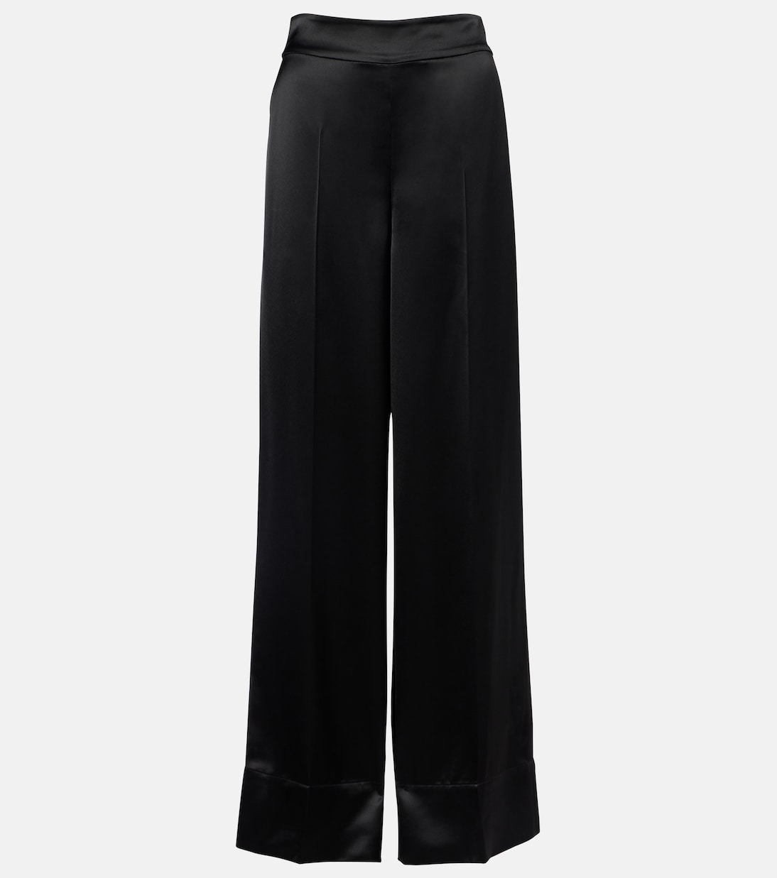 Dijon satin wide-leg pants  | Joseph