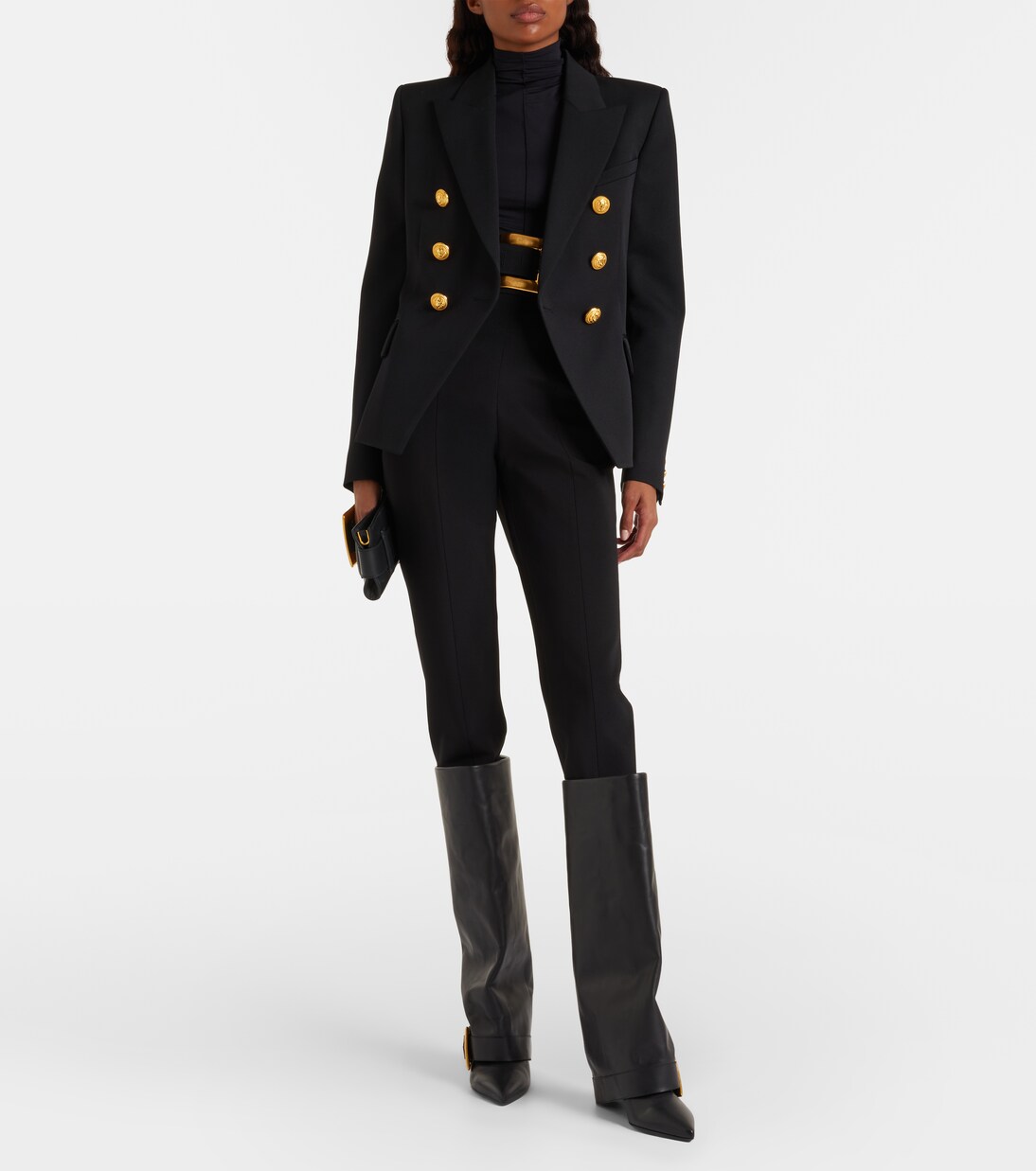High-rise slim pants | Balmain