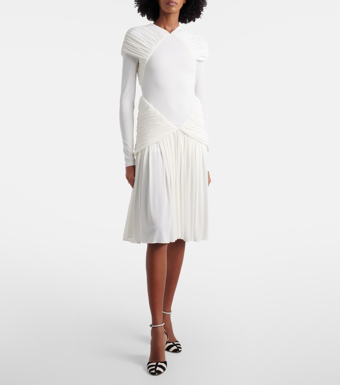 Midikleid aus Crêpe-Jersey | Ferragamo