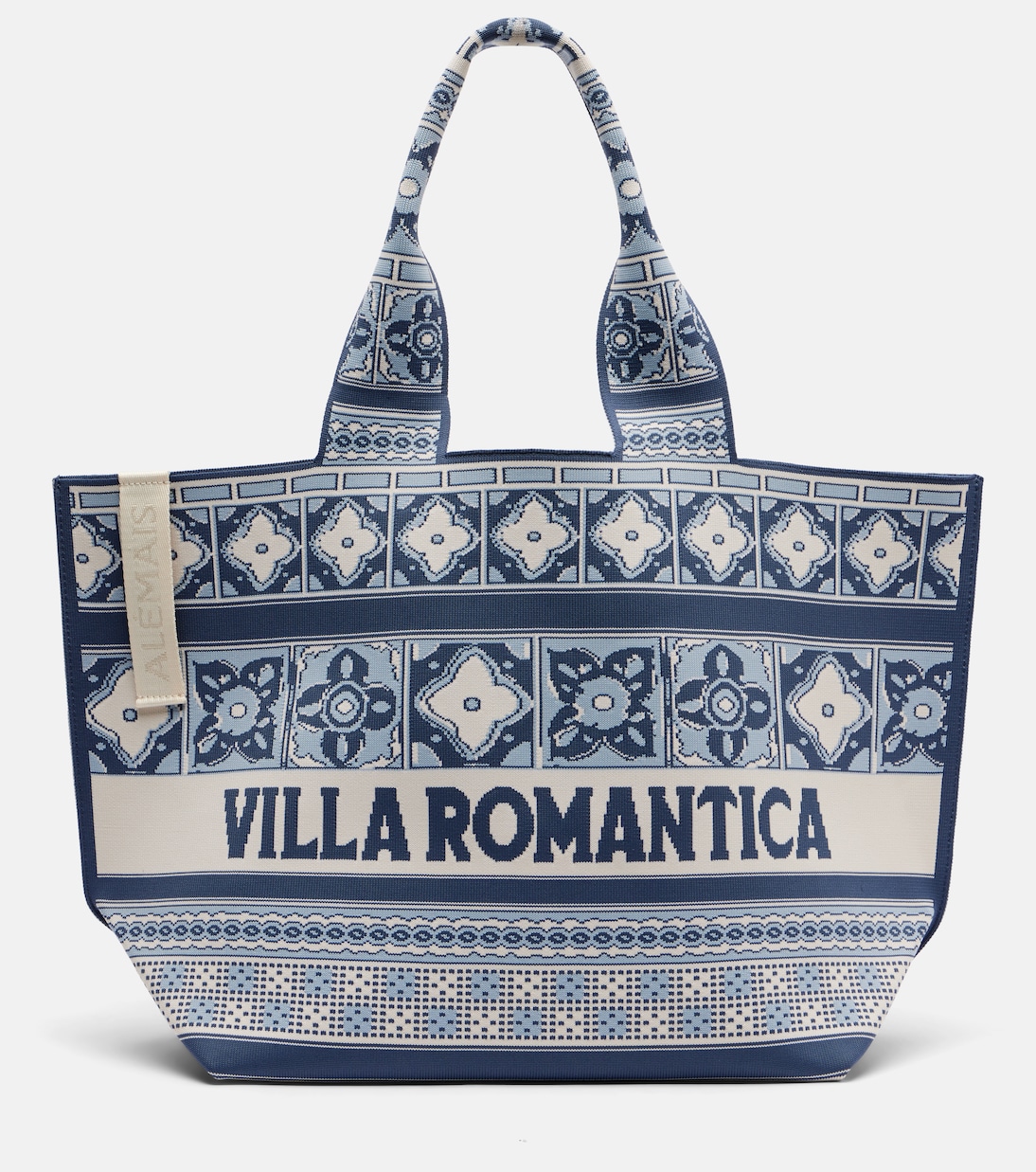 Villa Romantica Maxi jacquard tote bag | Alémais