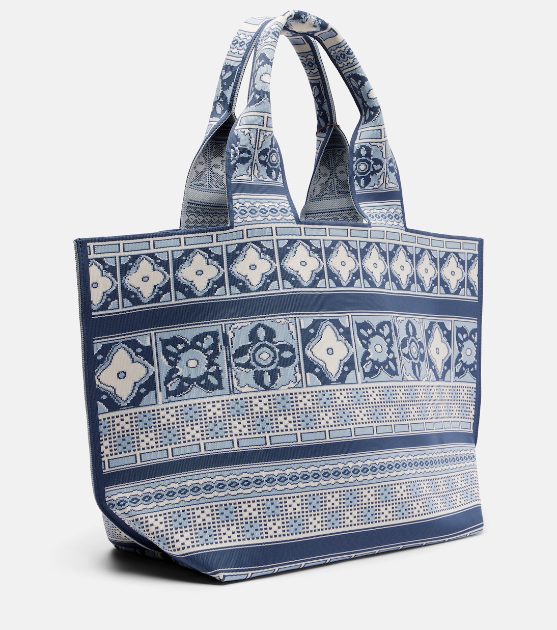Villa Romantica Maxi jacquard tote bag | Alémais